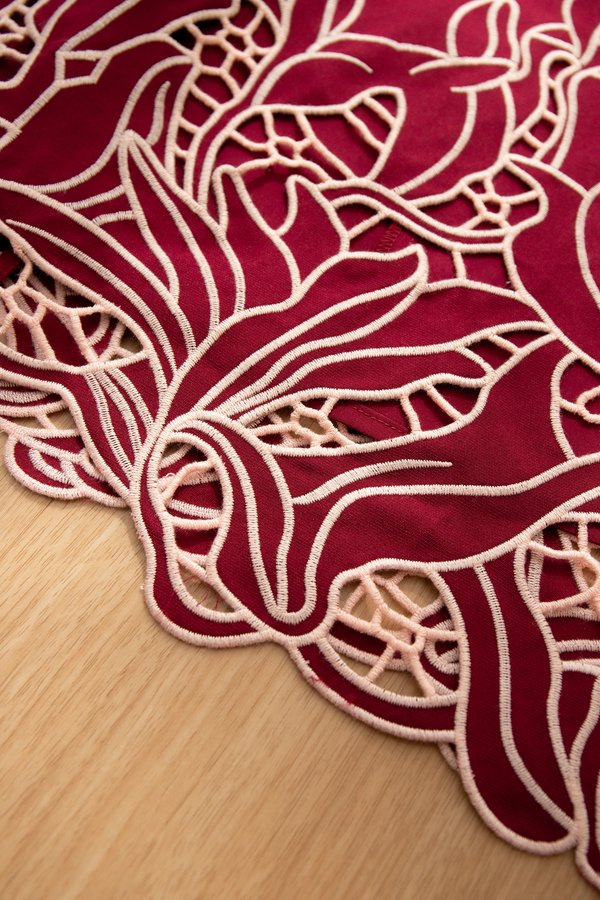 Astera Dress In Pink Wine