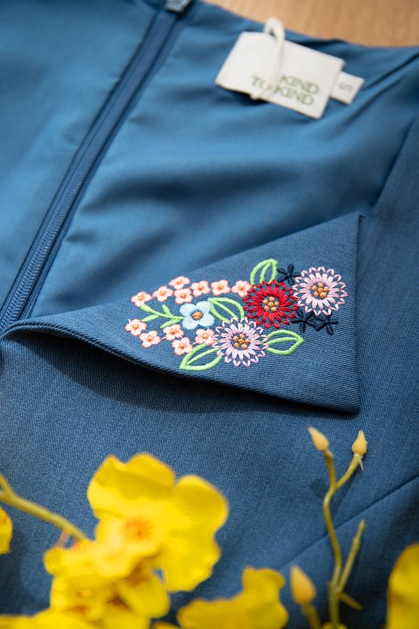 Cassandra Top In Denim Blue