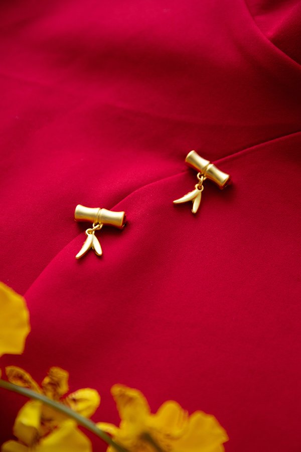 Huat’s up Cheongsam Top In Festive Red