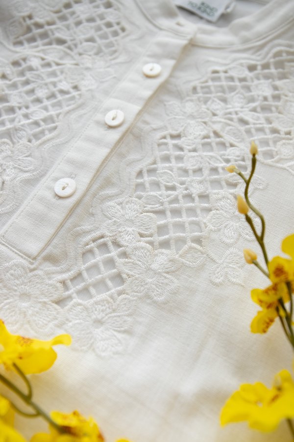 Senna Dress In Classic White