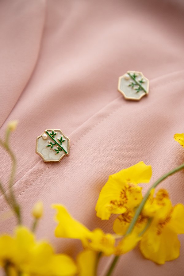 Precious Moments Cheongsam Top In Dusty Pink