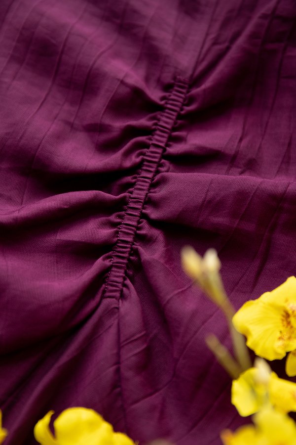 Aretha Dress In Royal Purple