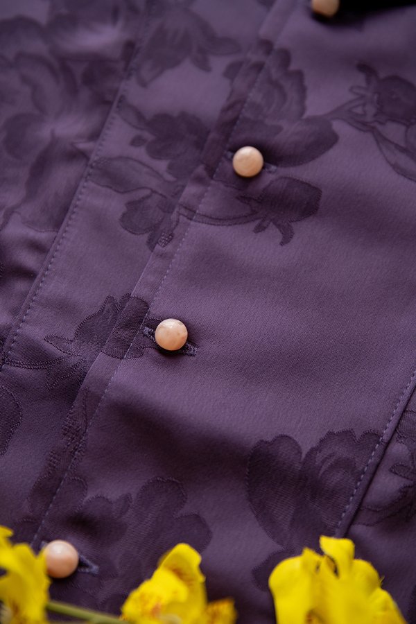 Chinoiserie Fables Top In Purple