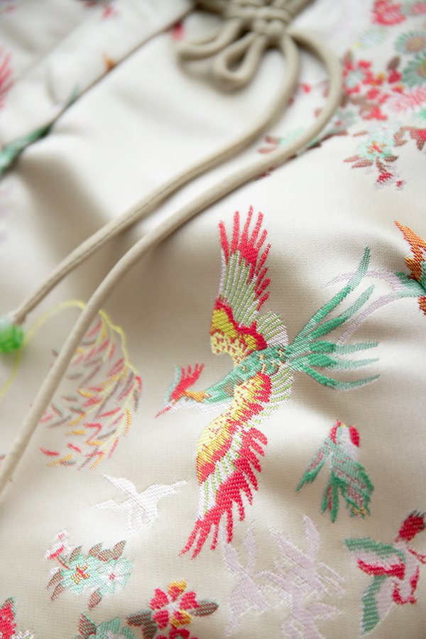 Chinoiserie Knots Top In Phoenix Prints