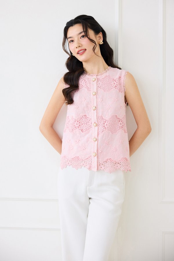 Jasmin Top In Light Pink