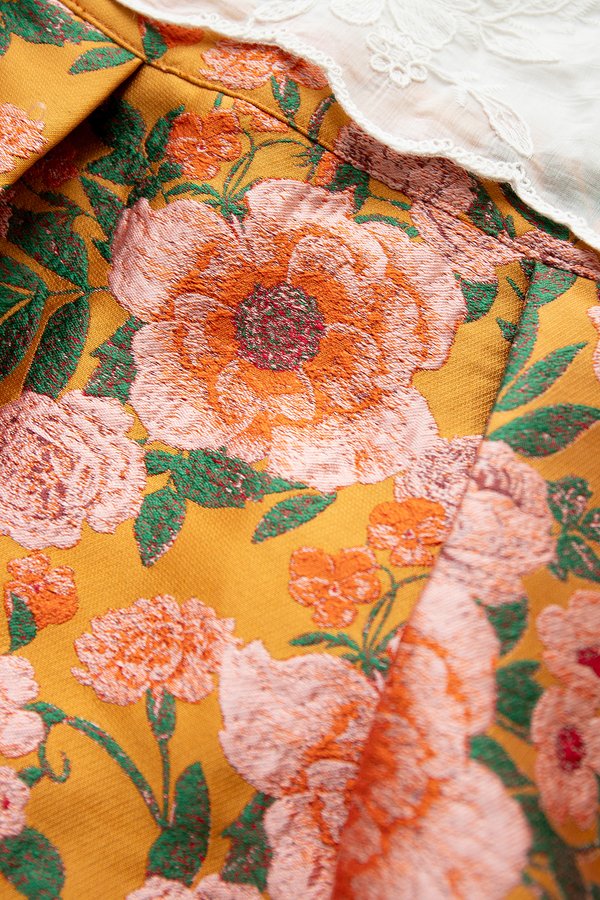 Lunar Notes Dress In Festive Blooms