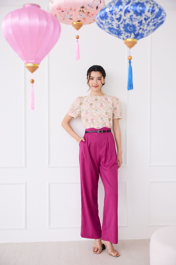 Finley Pants In Magenta