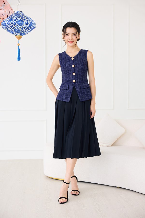 Middleton Dress In Navy Blue