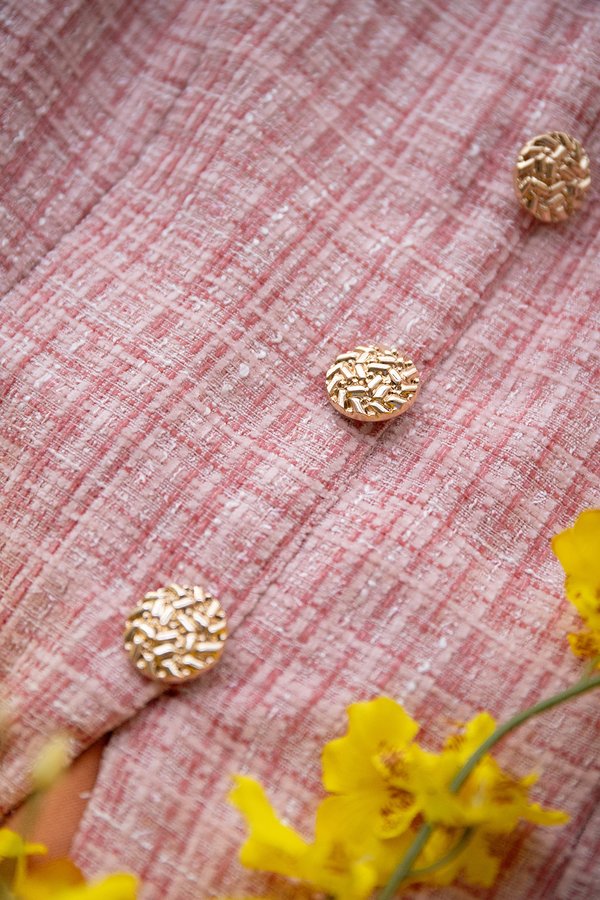 Middleton Dress In Pink Tangerine