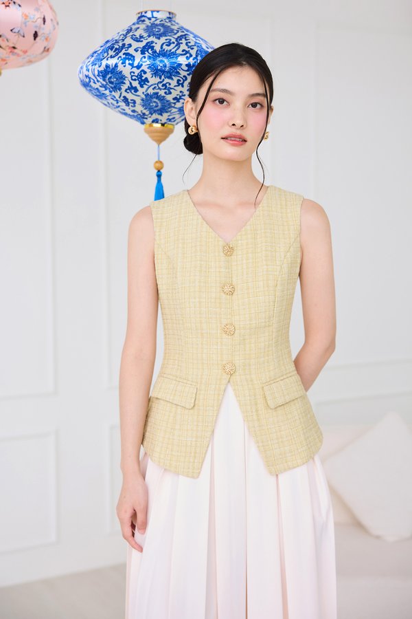 Middleton Dress In Yellow Blush