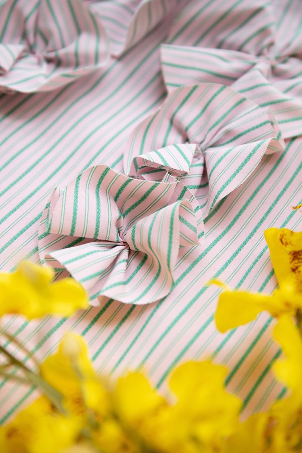Susie Top In Pink Stripes