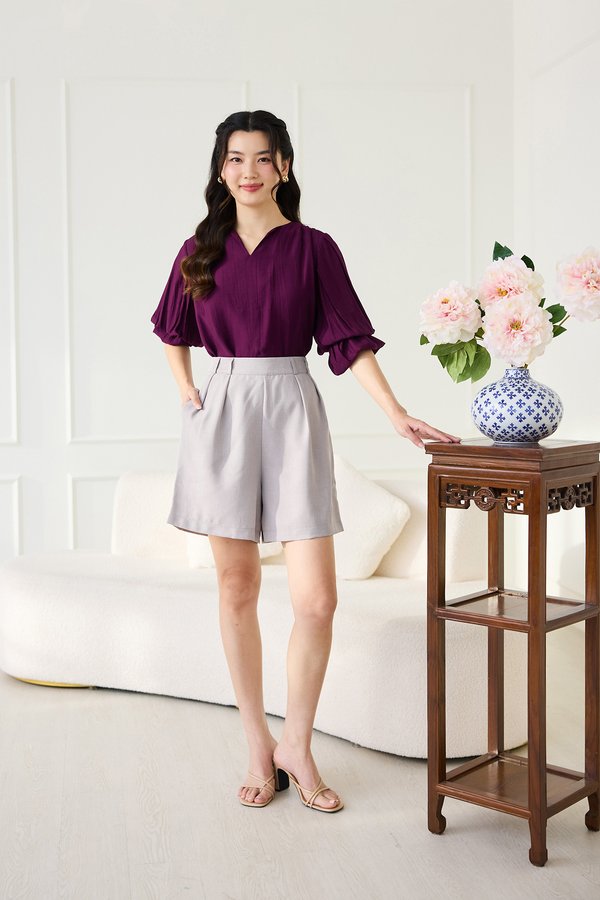 Hiro Shorts In Dove Grey