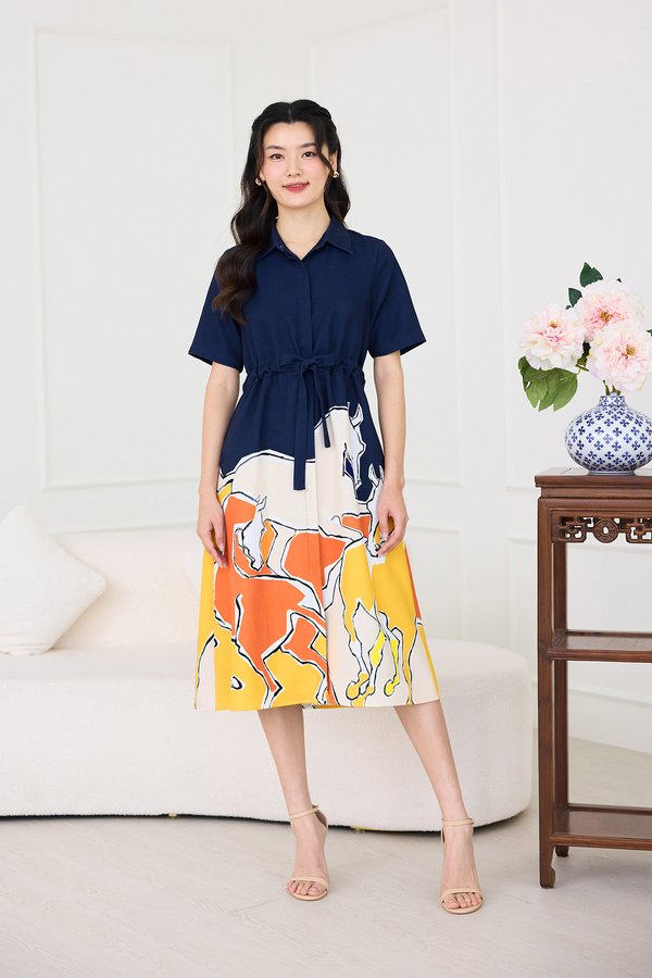 Cavallo Dress In Honey Blue