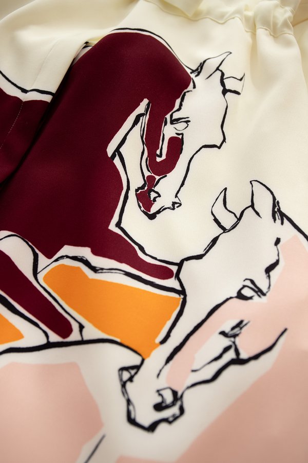 Cavallo Dress In Pink Cream