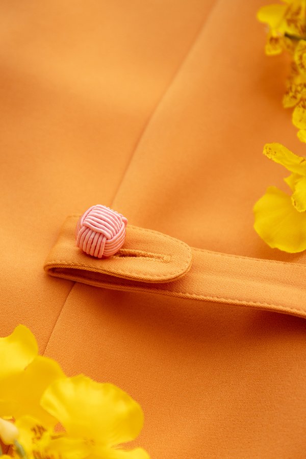 Nika Top In Tangerine