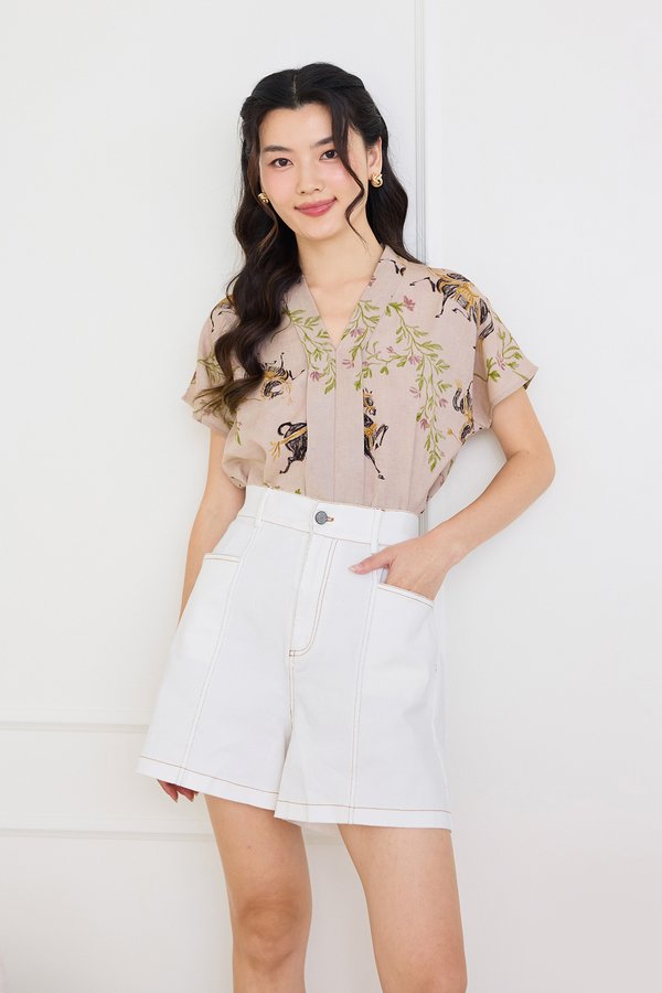 Stratford Shorts In Denim White