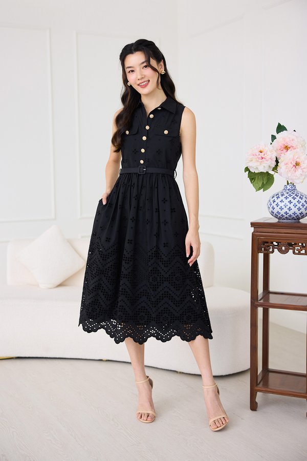 Felicia Dress In Classic Black