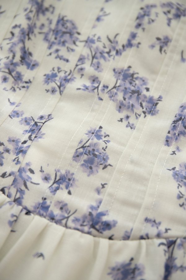 Florina Dress In Porcelain Prints