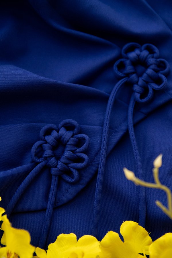 Honeysuckle Top In Cobalt Blue