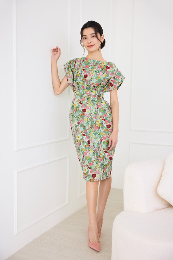 Nova Dress In Garden Florals