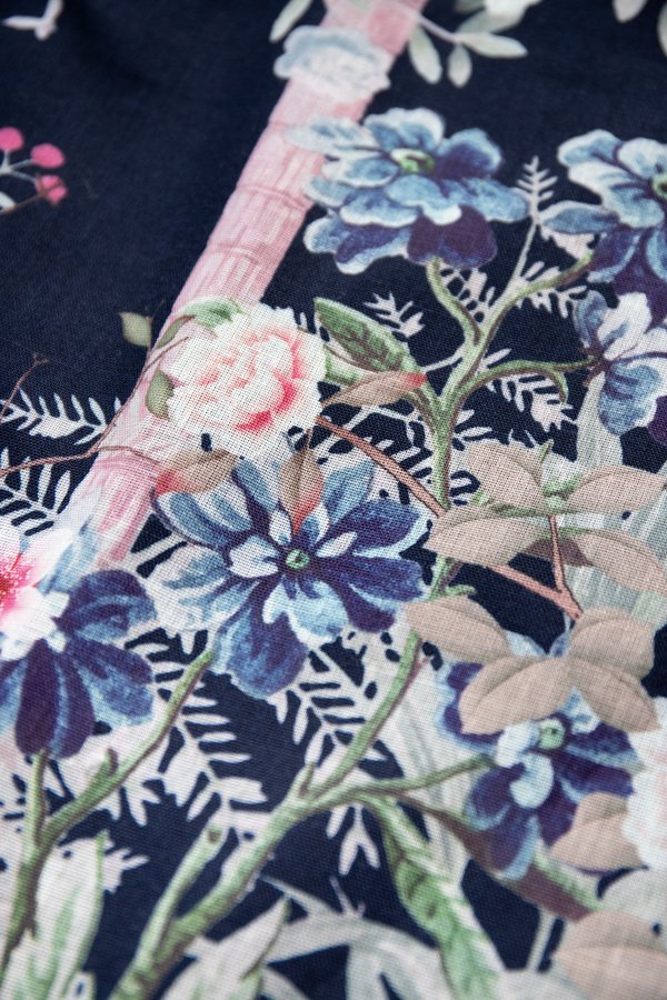 Barcelona Dress In Blue Florals