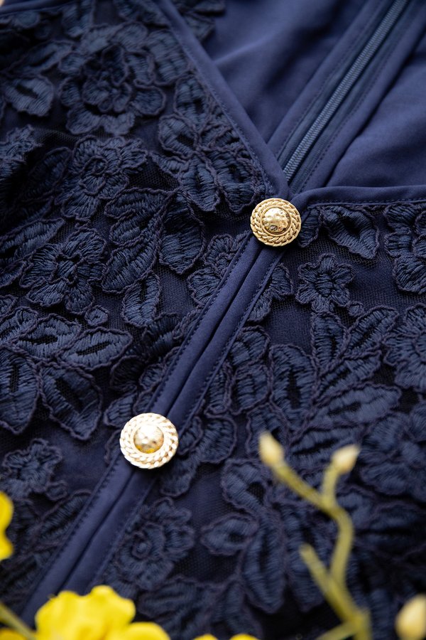 Casablanca Dress In Navy Blue