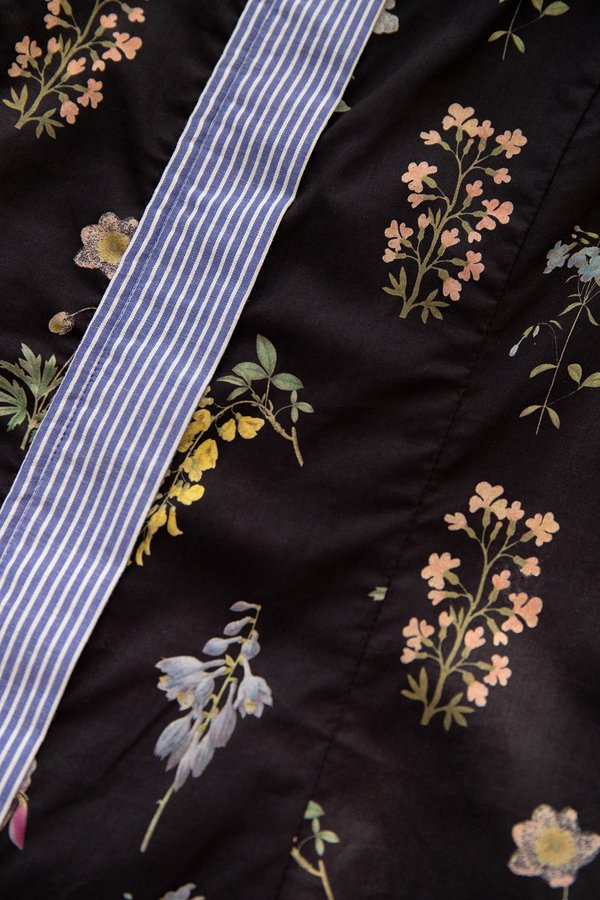 Claudie Dress In Black Florals