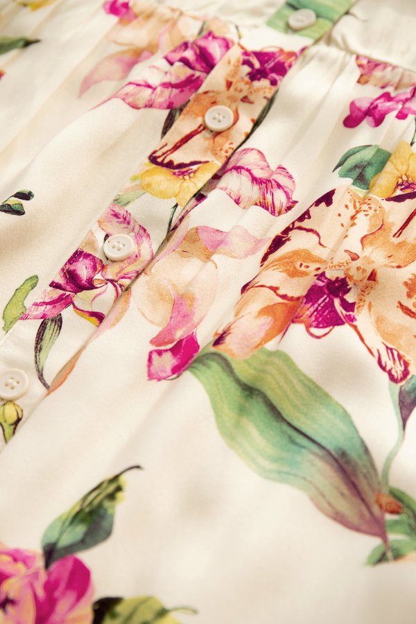 Florence Dress In Pink Florals