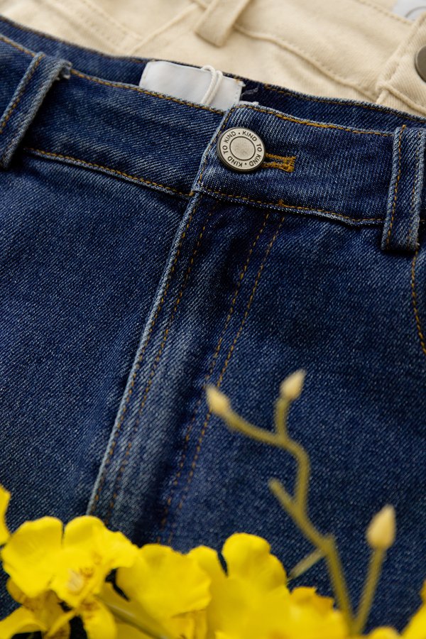 Jules Skirt In Dark Wash