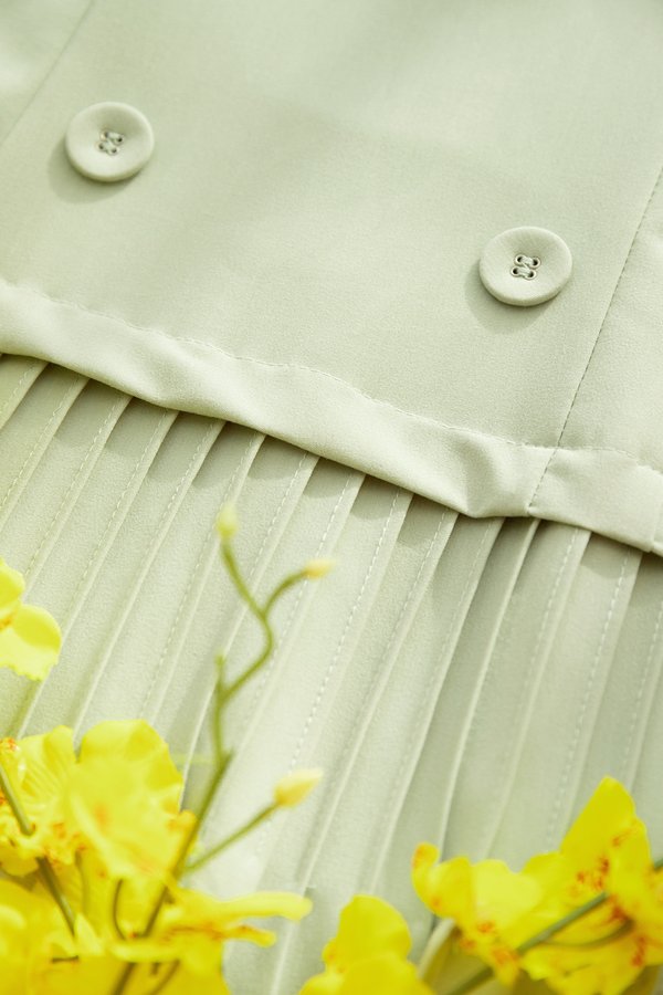 London Dress In Sage