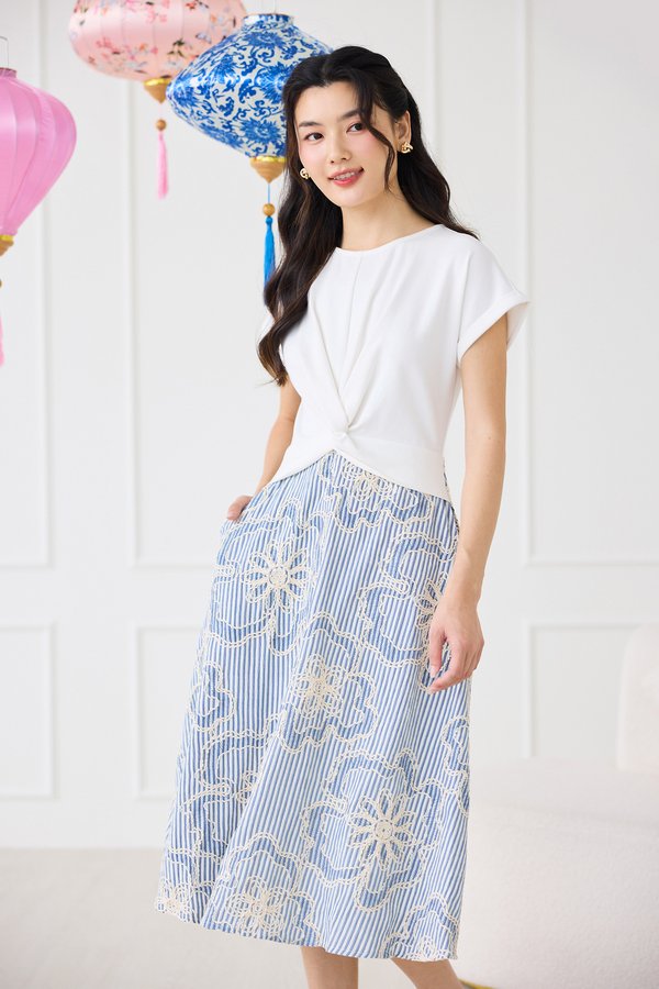 Athens Dress In Classic White