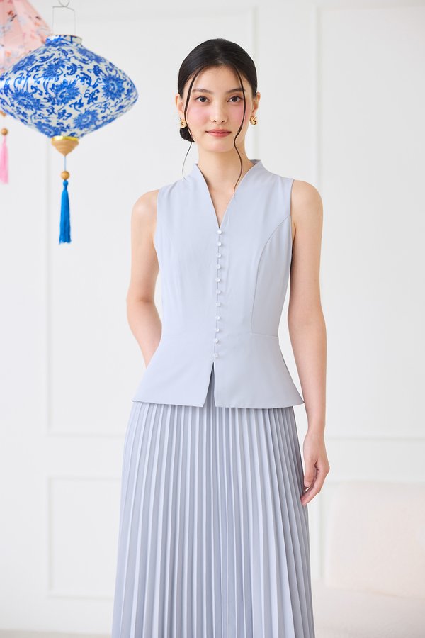 Santorini Dress In Dove Grey