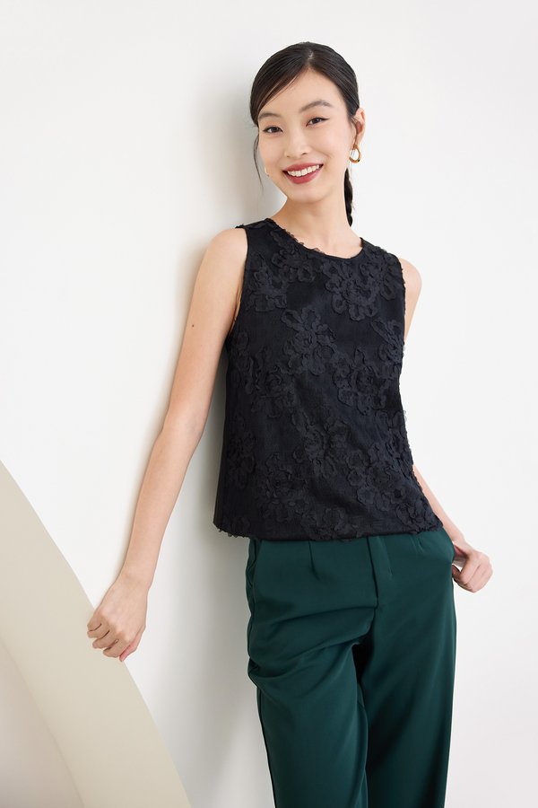 Jeslee Top In Classic Black