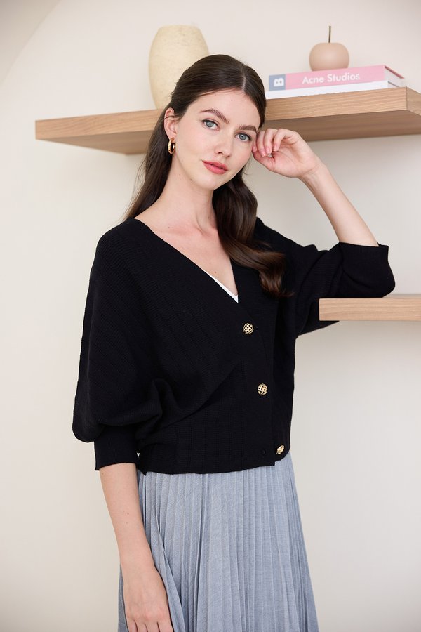 Britney Cardigan In Classic Black