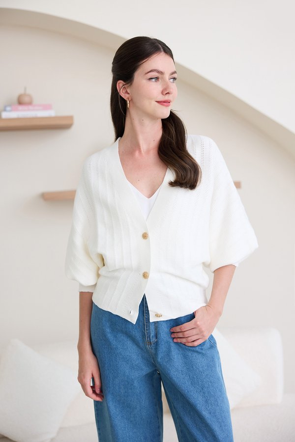 Britney Cardigan In Ivory