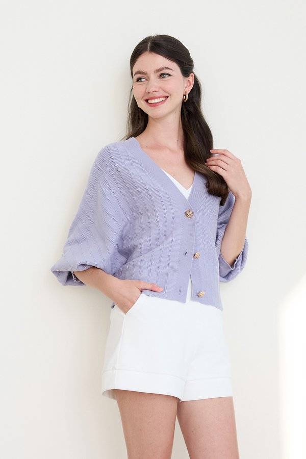 Britney Cardigan In Lavender