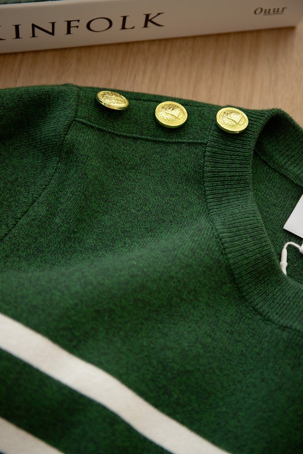 Lindsey Top In Emerald Green