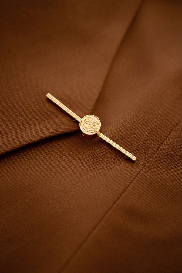 Verity Top In Warm Brown