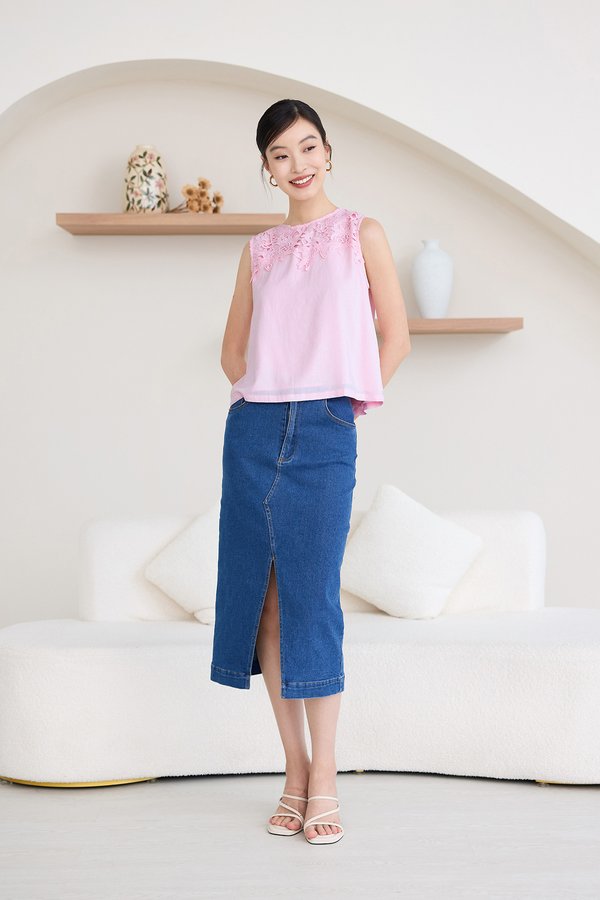 Dosia Top In Sweet Pink