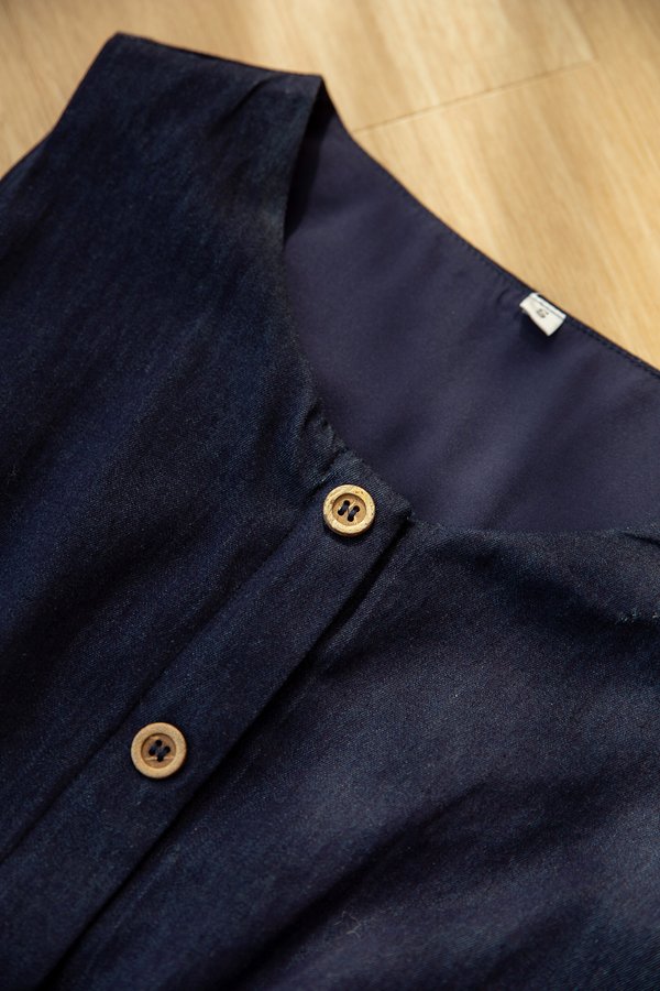 [Backorder] Emis Dress In Navy Blue