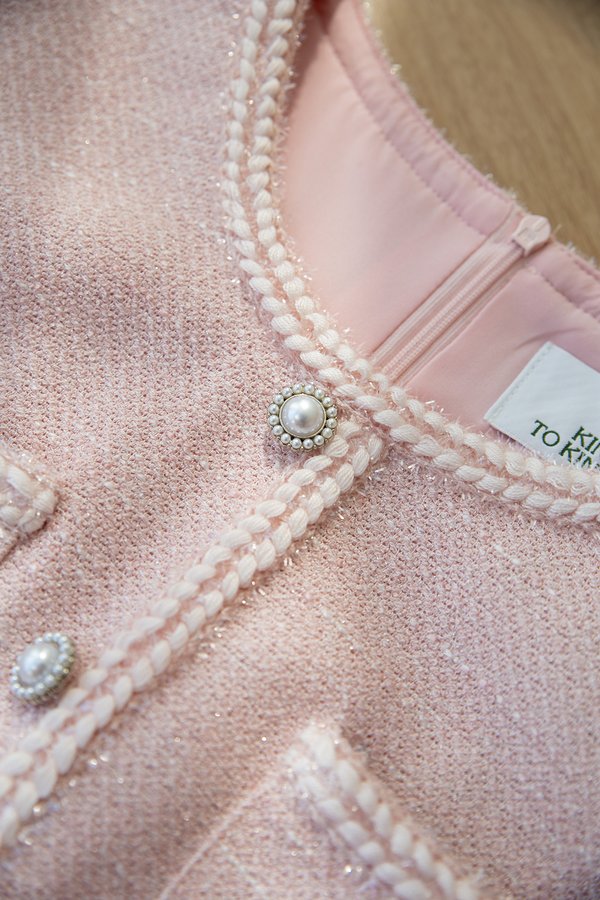 Antoinette Dress In Soft Pink