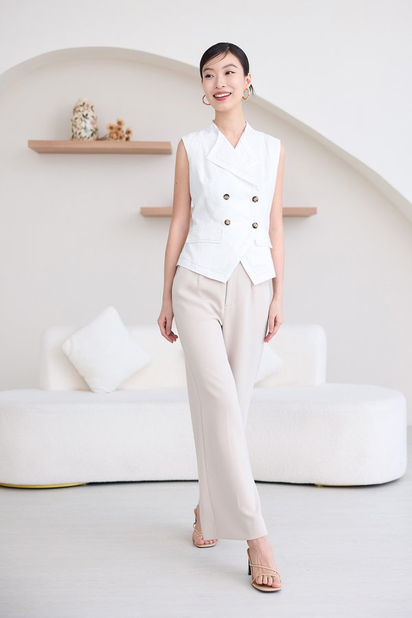 Brielle Top In Fresh White