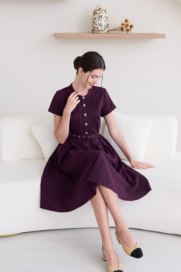Alice Dress In Dark Purple