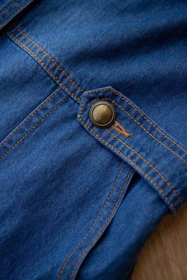 Bron Dress In Dark Wash