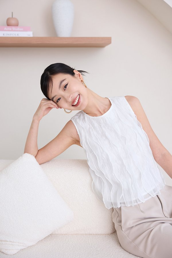 Jonah Top In Classic White