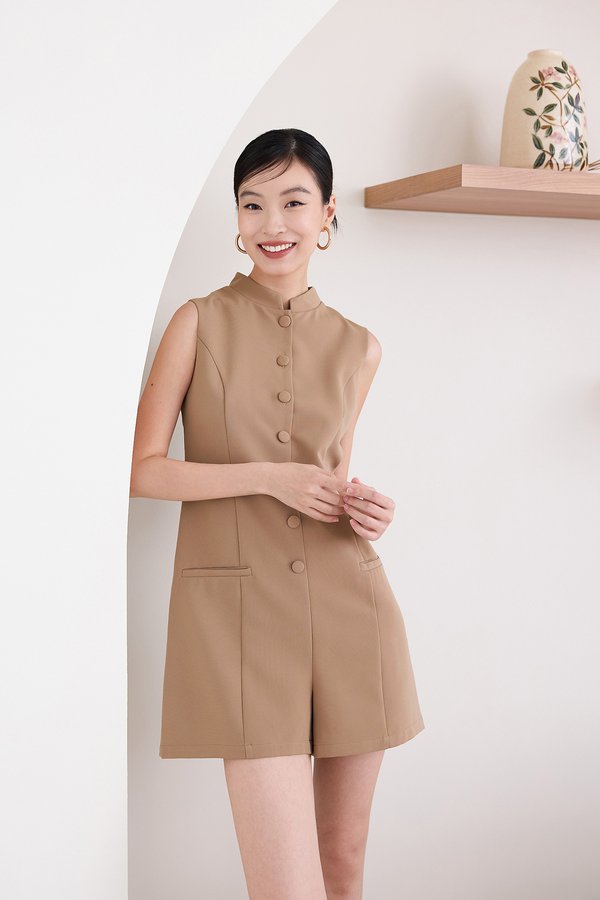 Soren Romper In Mocha