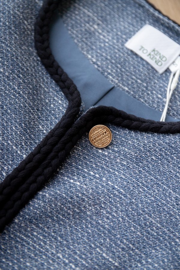 Artemis Jacket In Muted Blue