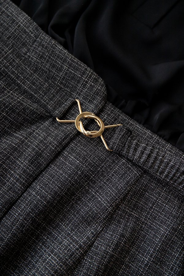 Dorothy Dress In Black Grey