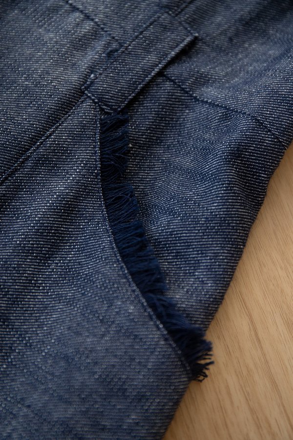 Nolana Dress In Blue Tweed