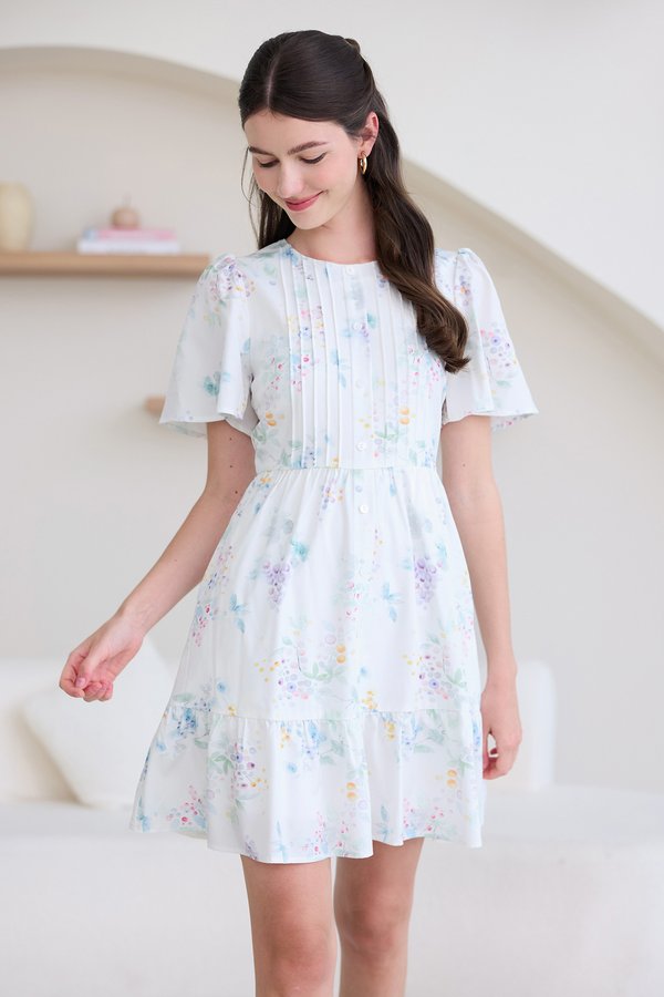 Bethany Romper Dress In Spring Florals